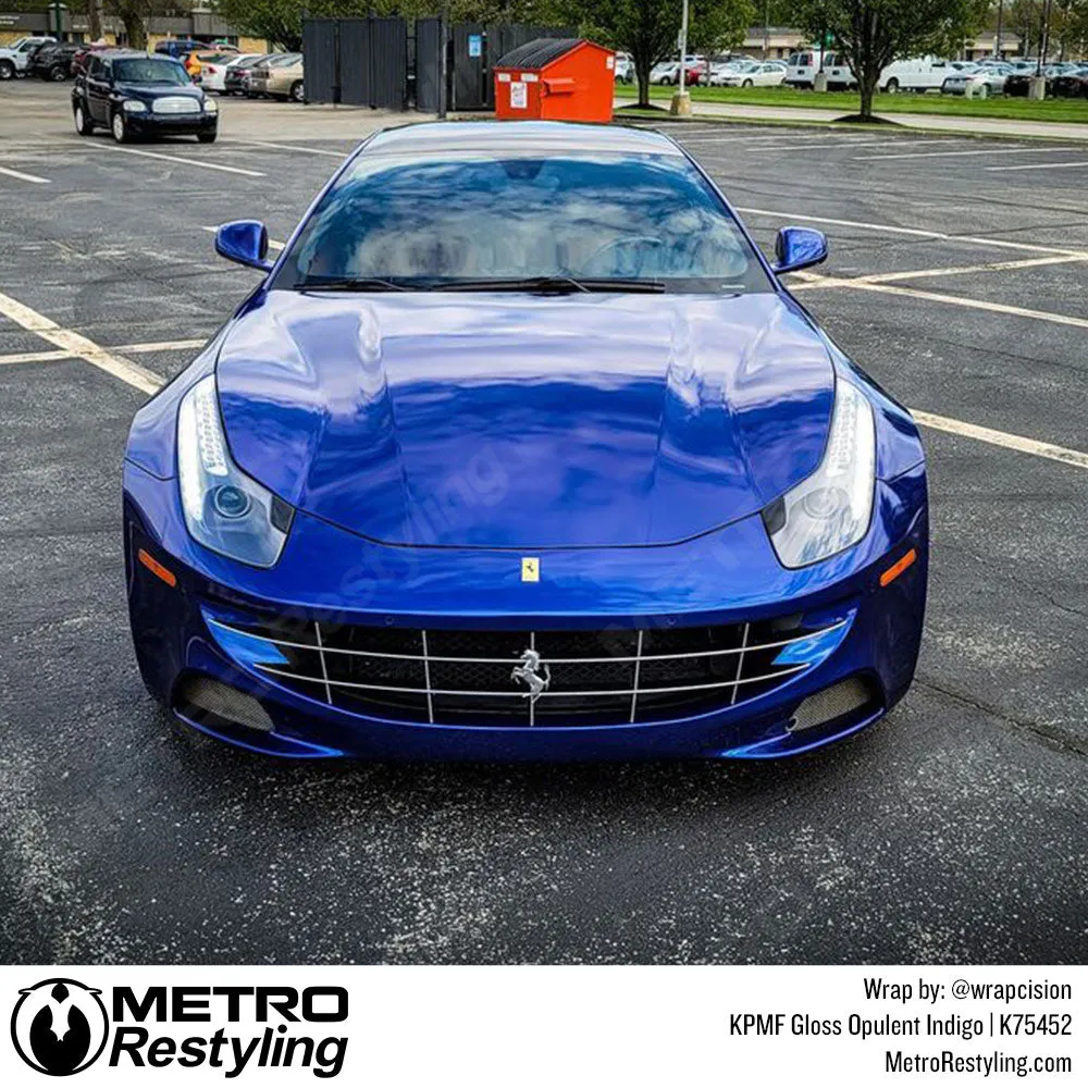 KPMF K75400 Gloss Opulent Indigo Vinyl Wrap | K75452