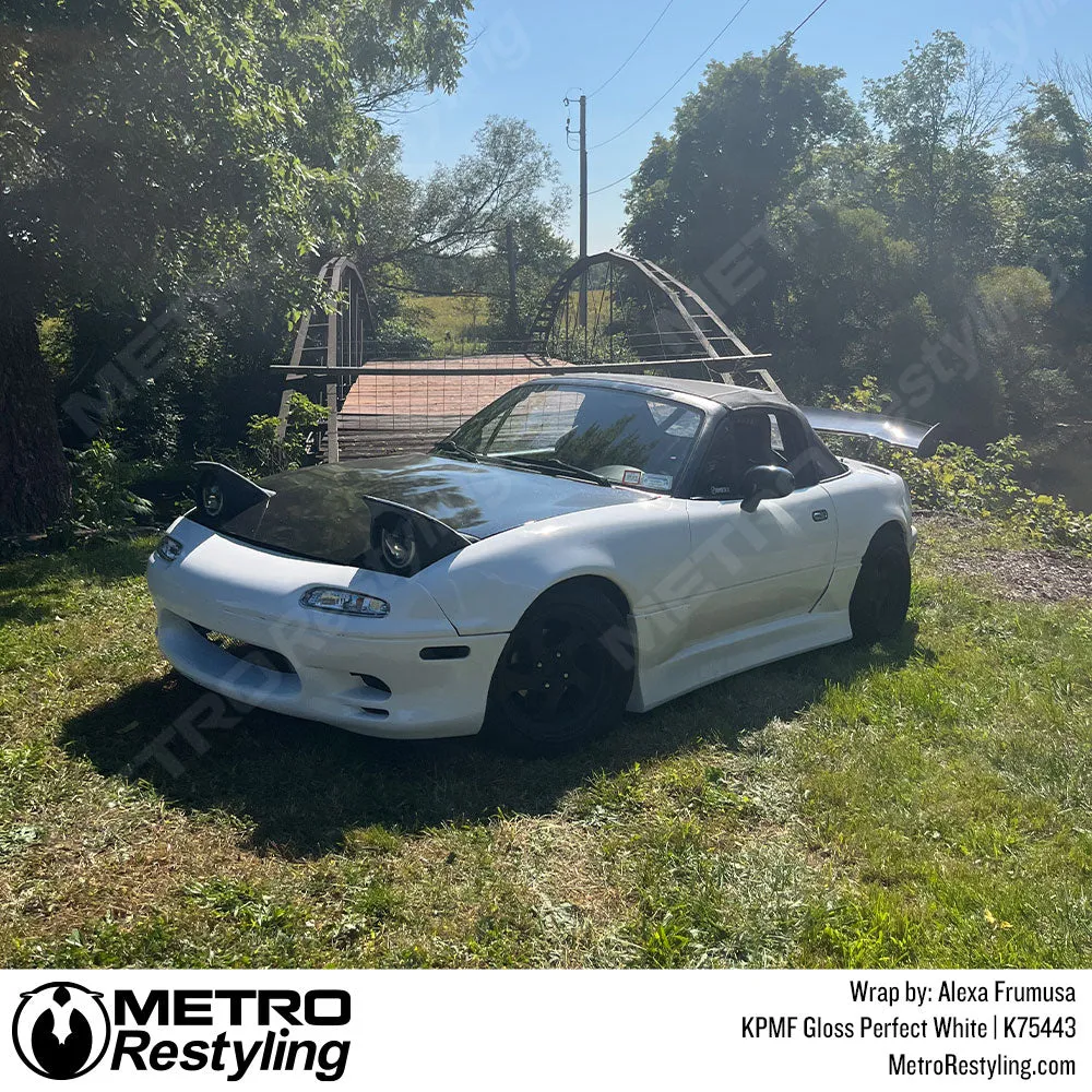 KPMF K75400 Gloss Perfect White Vinyl Wrap | K75444