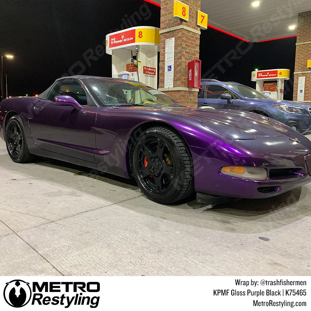 KPMF K75400 Gloss Purple Black Iridescent Vinyl Wrap | K75465