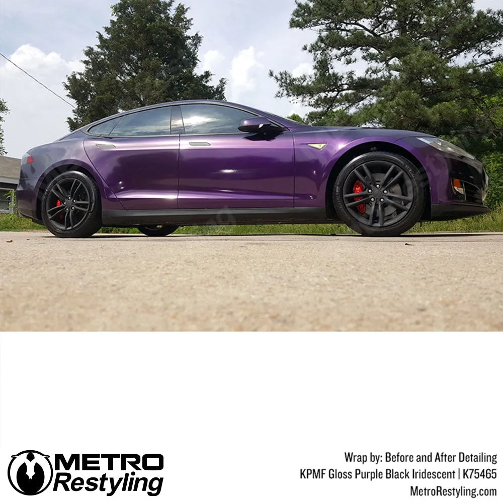 KPMF K75400 Gloss Purple Black Iridescent Vinyl Wrap | K75465