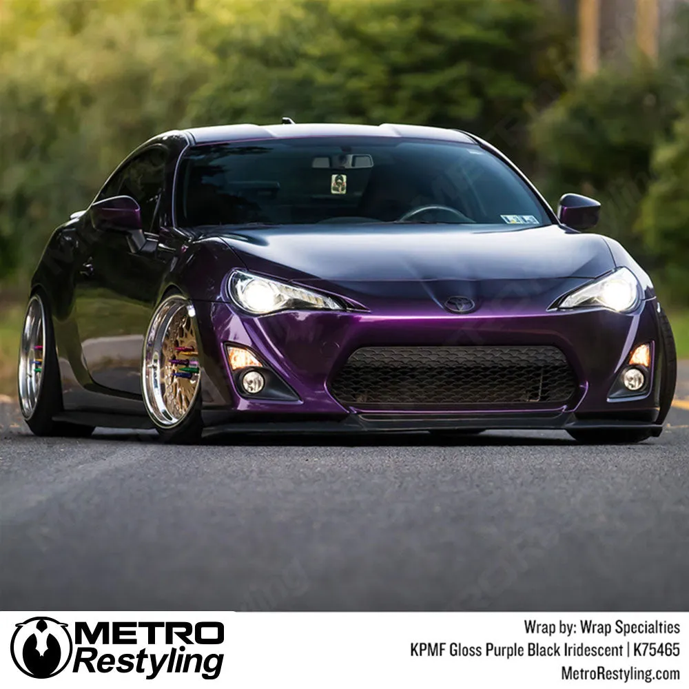 KPMF K75400 Gloss Purple Black Iridescent Vinyl Wrap | K75465