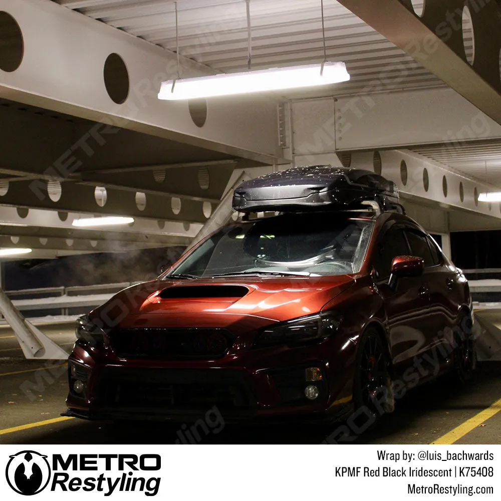 KPMF K75400 Gloss Red Black Iridescent Vinyl Wrap | K75408