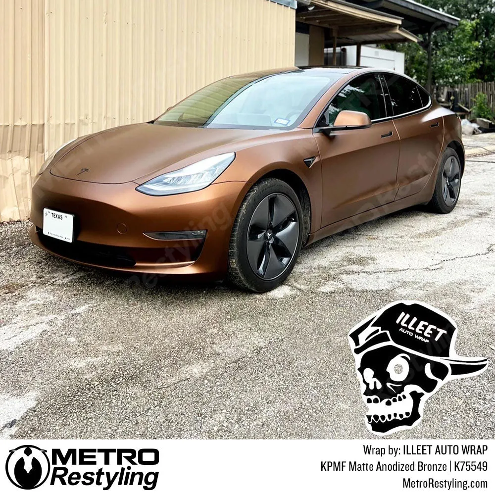 KPMF K75400 Matte Anodized Bronze Vinyl Wrap | K75549