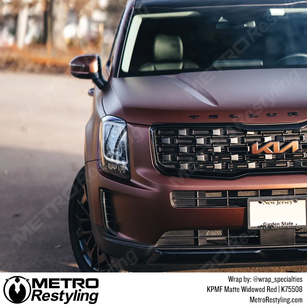 KPMF K75400 Matte Widowed Red Vinyl Wrap | K75508