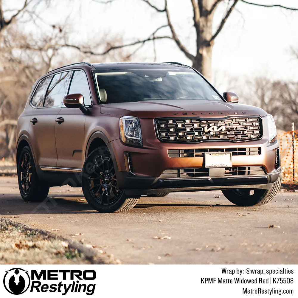 KPMF K75400 Matte Widowed Red Vinyl Wrap | K75508