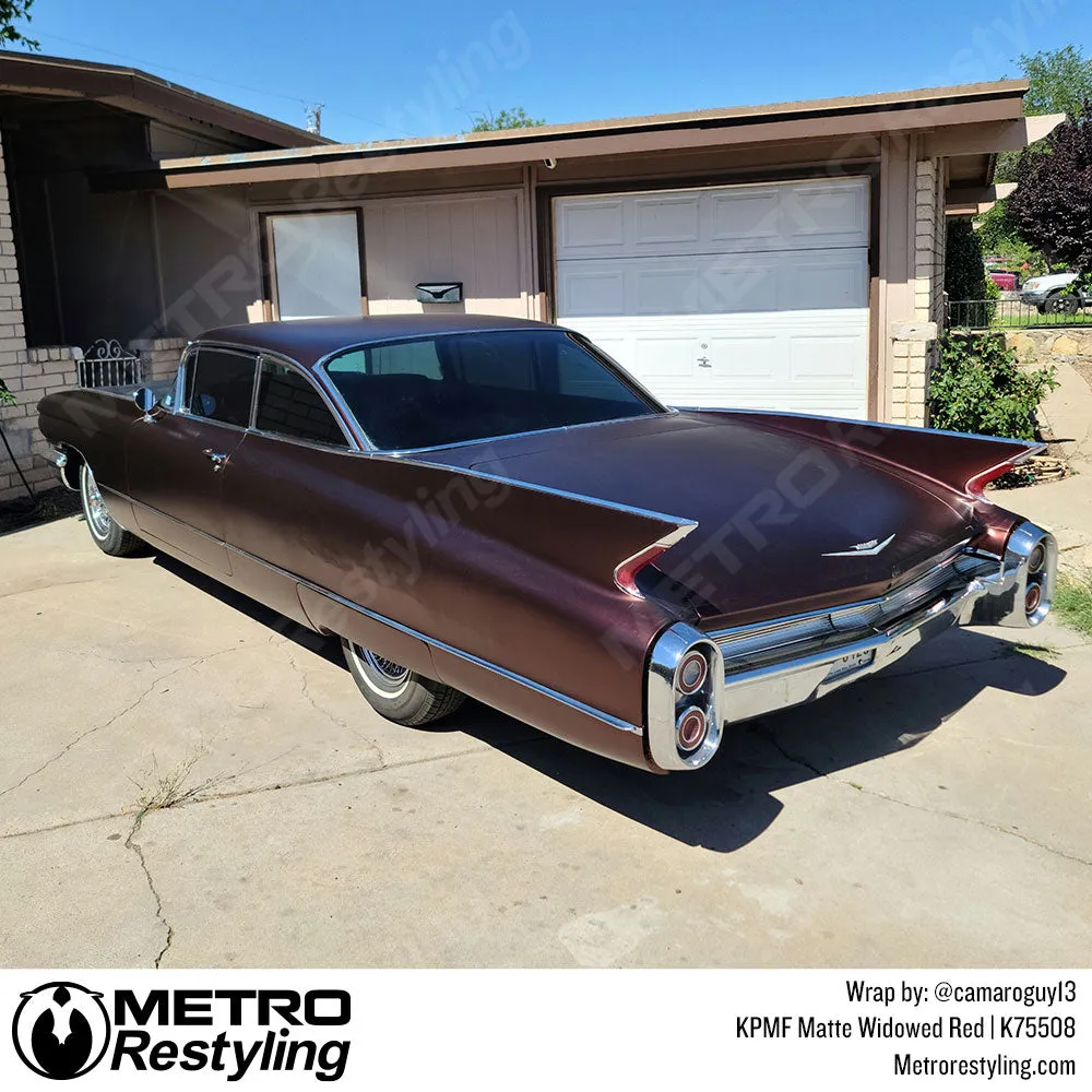 KPMF K75400 Matte Widowed Red Vinyl Wrap | K75508