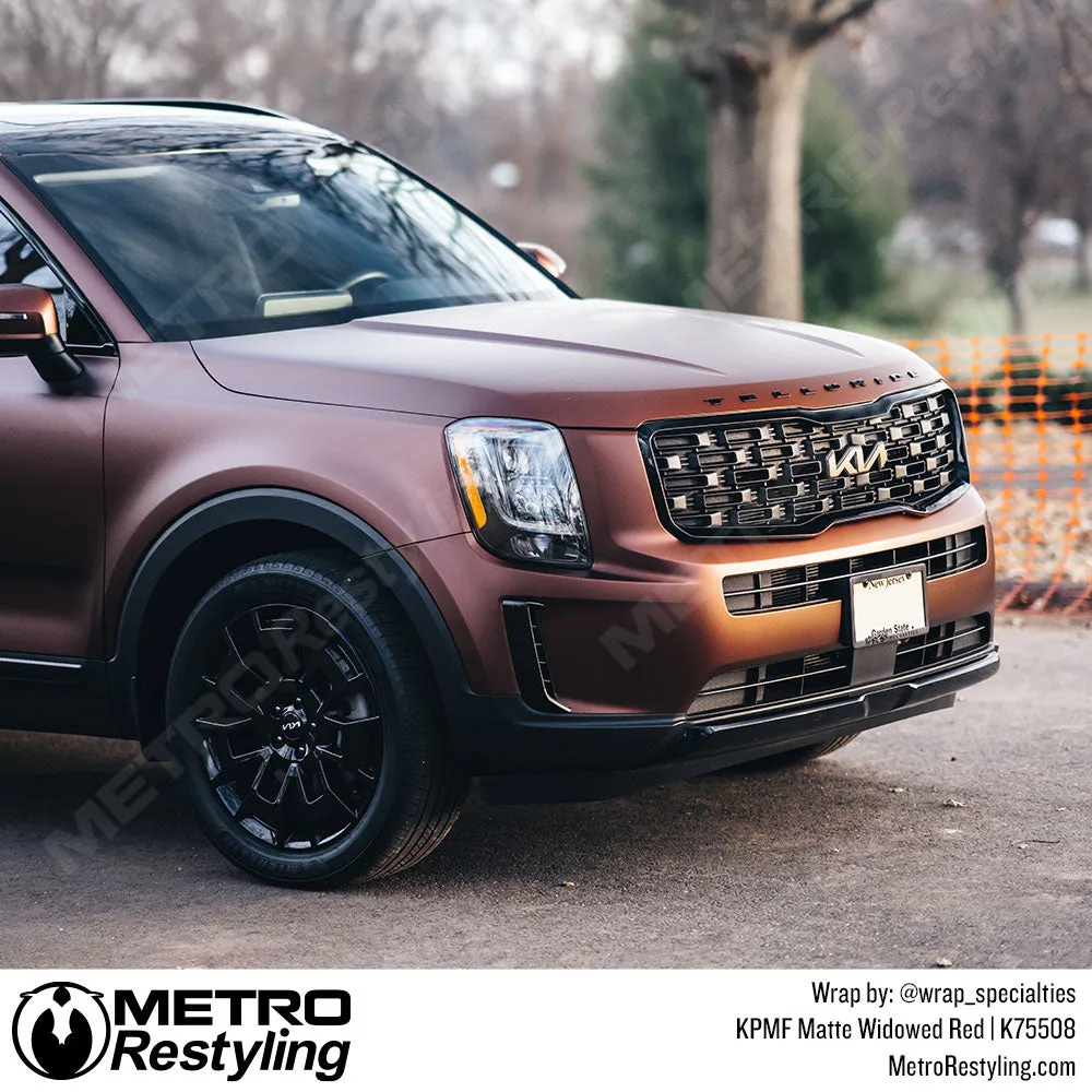 KPMF K75400 Matte Widowed Red Vinyl Wrap | K75508