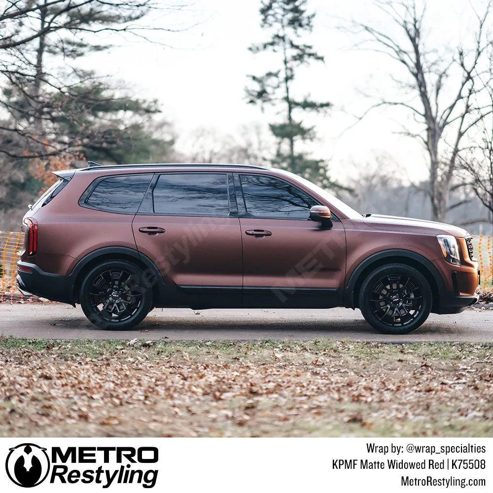 KPMF K75400 Matte Widowed Red Vinyl Wrap | K75508