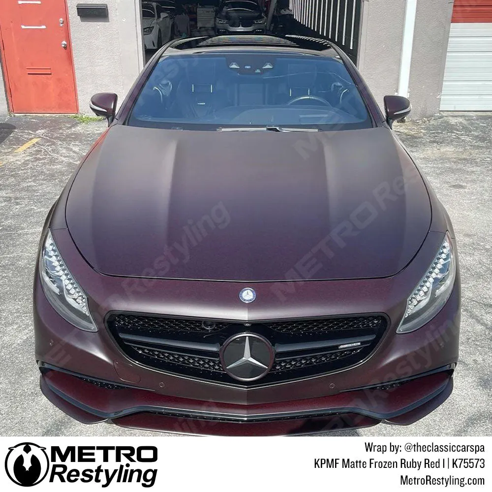 KPMF K75500 Matte Frozen Ruby Vinyl Wrap | K75573