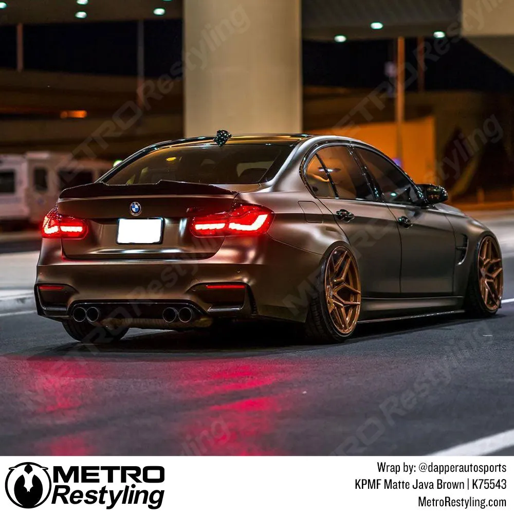 KPMF K75500 Matte Java Brown Vinyl Wrap | K75543