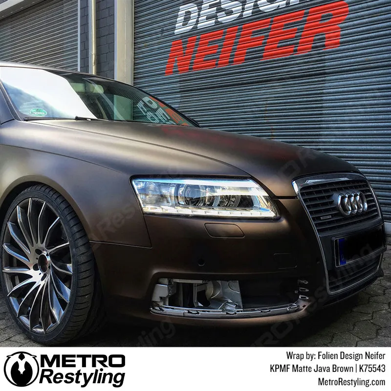 KPMF K75500 Matte Java Brown Vinyl Wrap | K75543