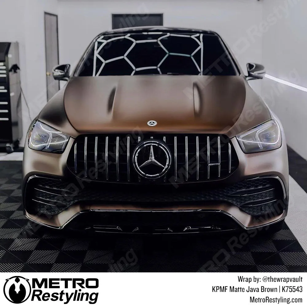 KPMF K75500 Matte Java Brown Vinyl Wrap | K75543