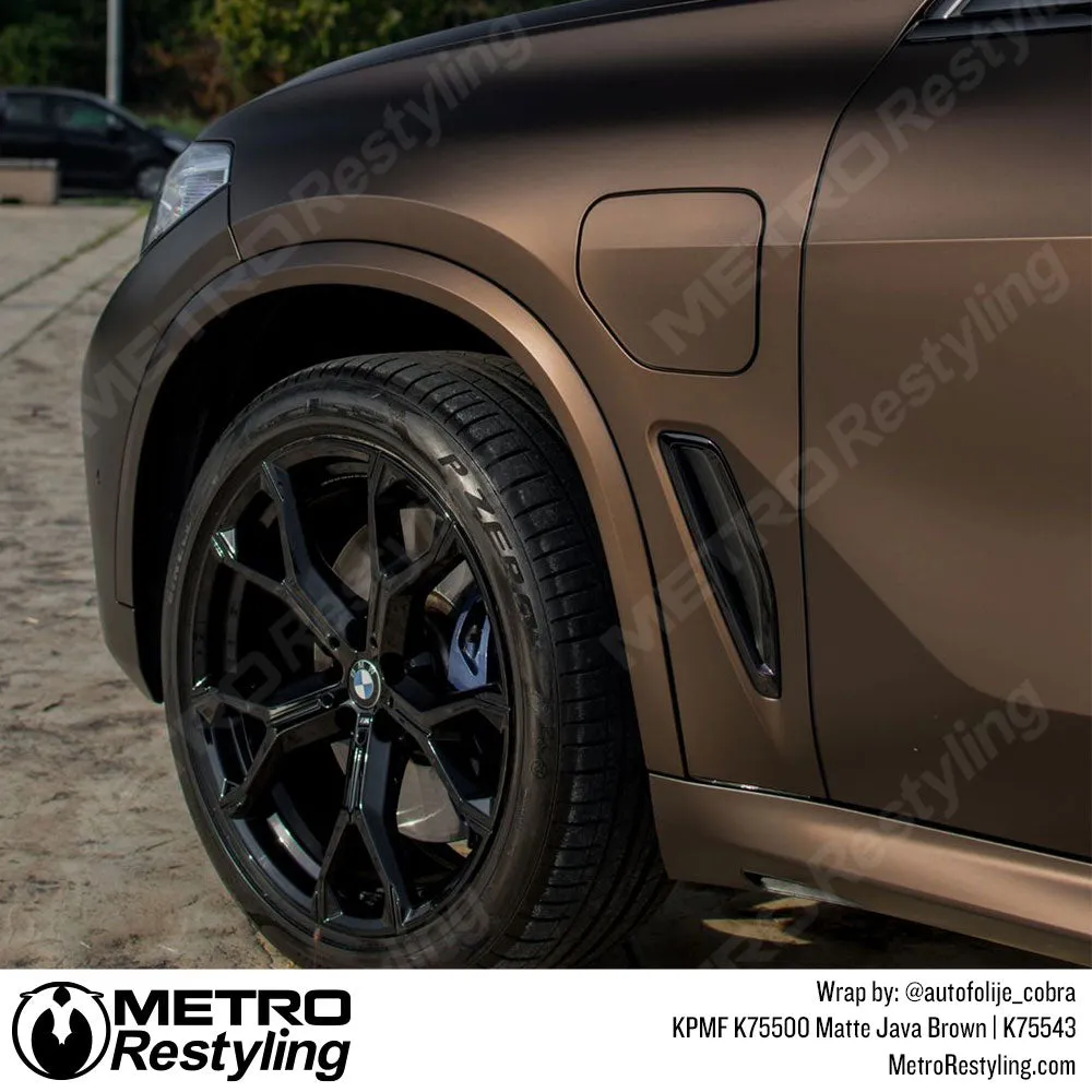 KPMF K75500 Matte Java Brown Vinyl Wrap | K75543