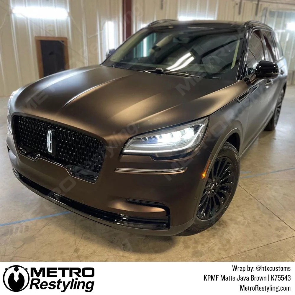 KPMF K75500 Matte Java Brown Vinyl Wrap | K75543
