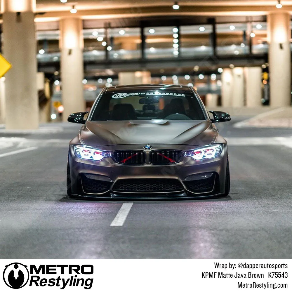 KPMF K75500 Matte Java Brown Vinyl Wrap | K75543