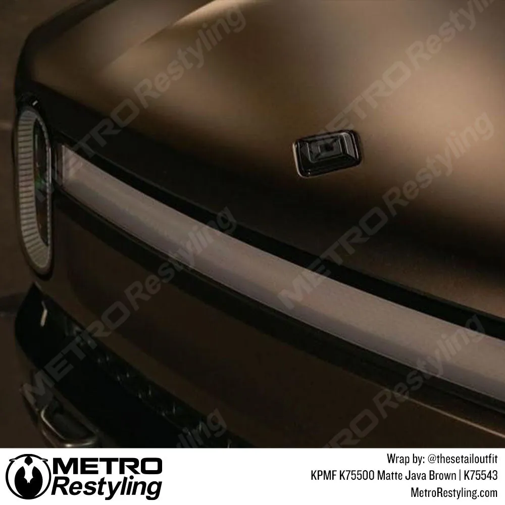 KPMF K75500 Matte Java Brown Vinyl Wrap | K75543