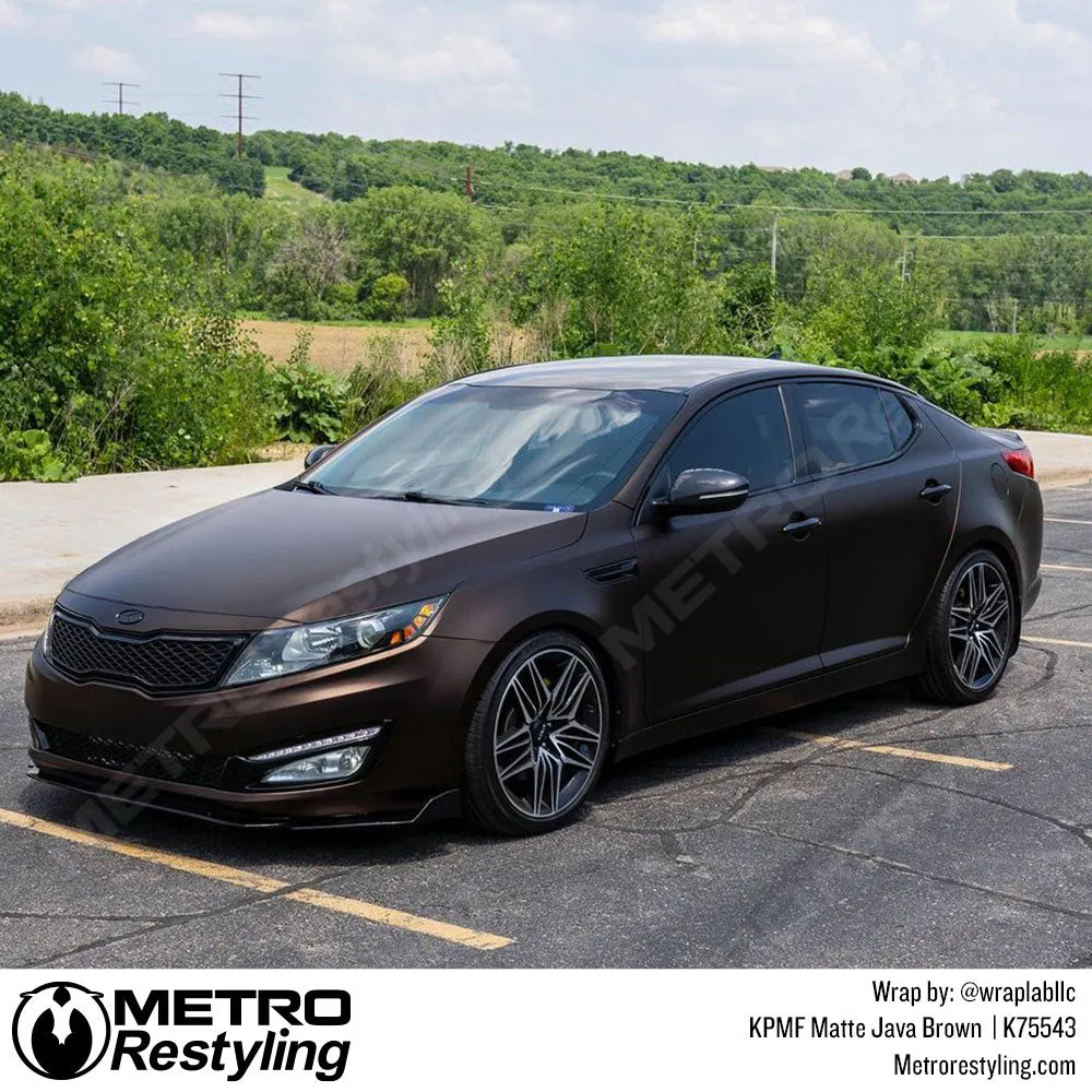 KPMF K75500 Matte Java Brown Vinyl Wrap | K75543