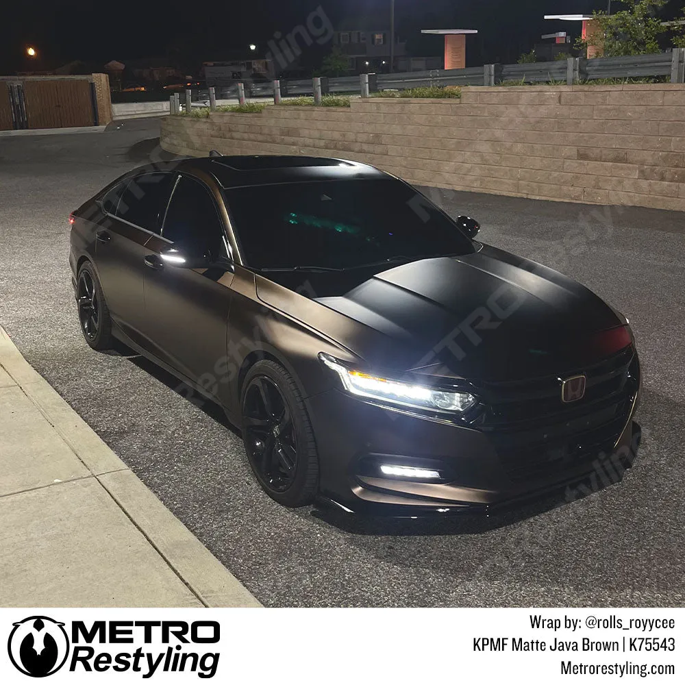 KPMF K75500 Matte Java Brown Vinyl Wrap | K75543