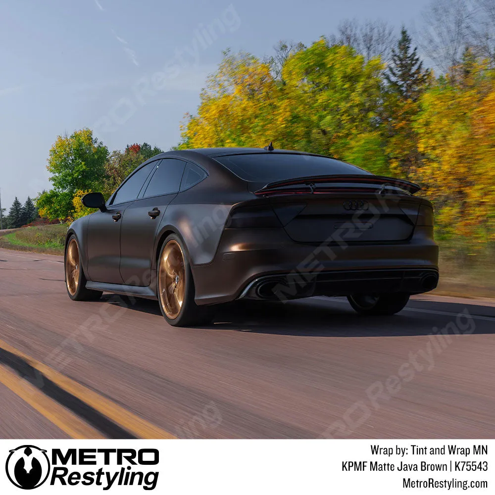 KPMF K75500 Matte Java Brown Vinyl Wrap | K75543