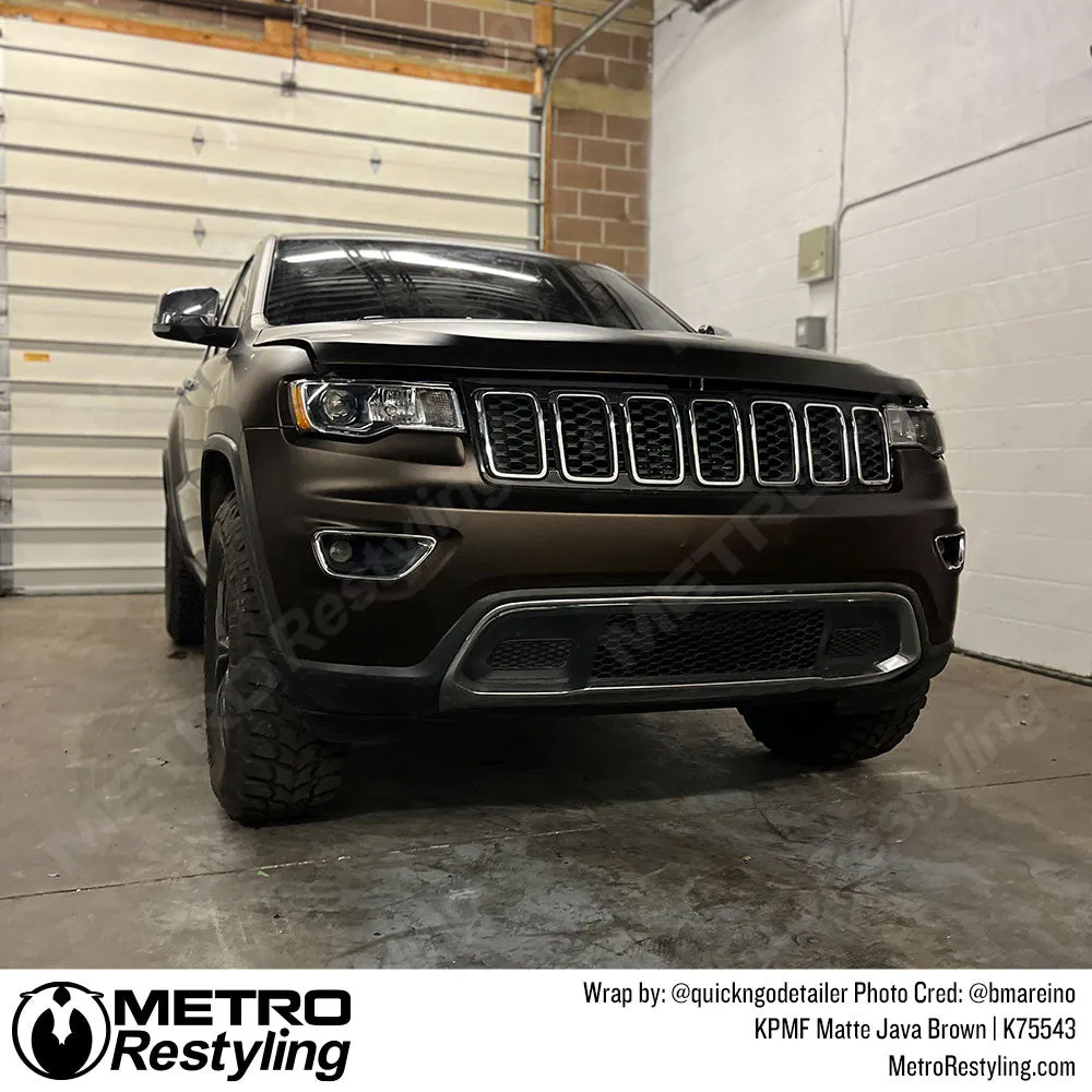KPMF K75500 Matte Java Brown Vinyl Wrap | K75543