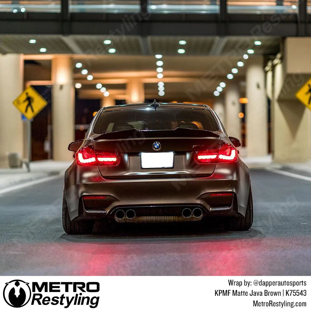 KPMF K75500 Matte Java Brown Vinyl Wrap | K75543