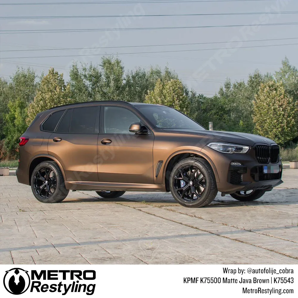 KPMF K75500 Matte Java Brown Vinyl Wrap | K75543