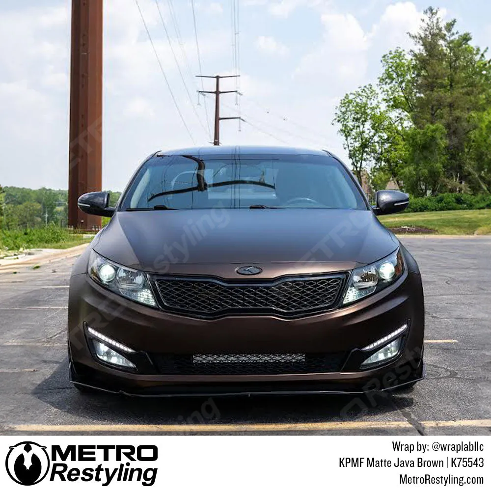 KPMF K75500 Matte Java Brown Vinyl Wrap | K75543
