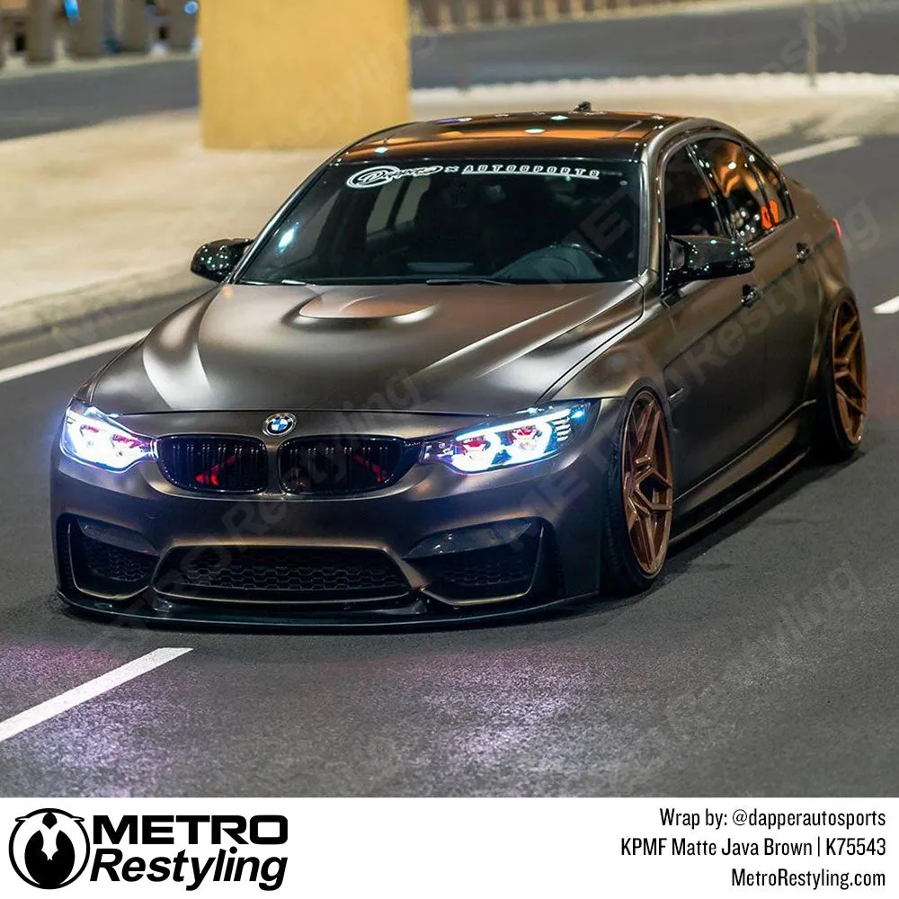 KPMF K75500 Matte Java Brown Vinyl Wrap | K75543