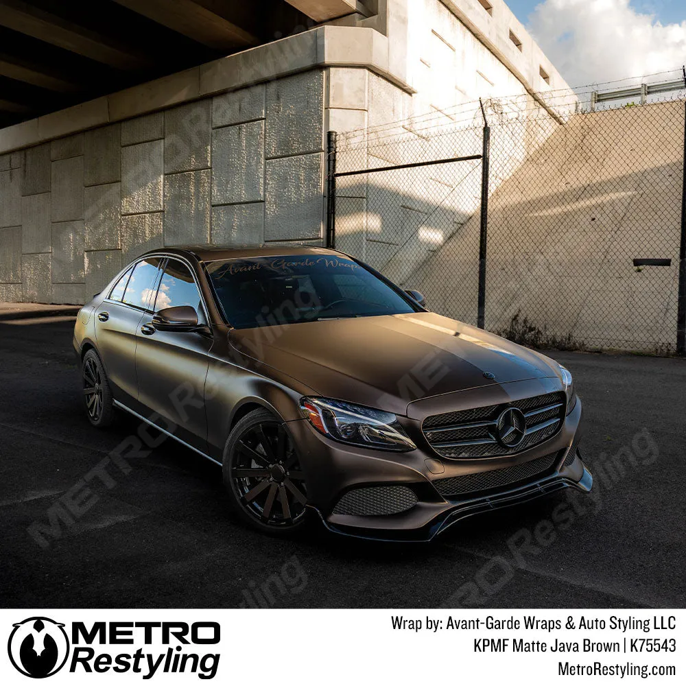 KPMF K75500 Matte Java Brown Vinyl Wrap | K75543