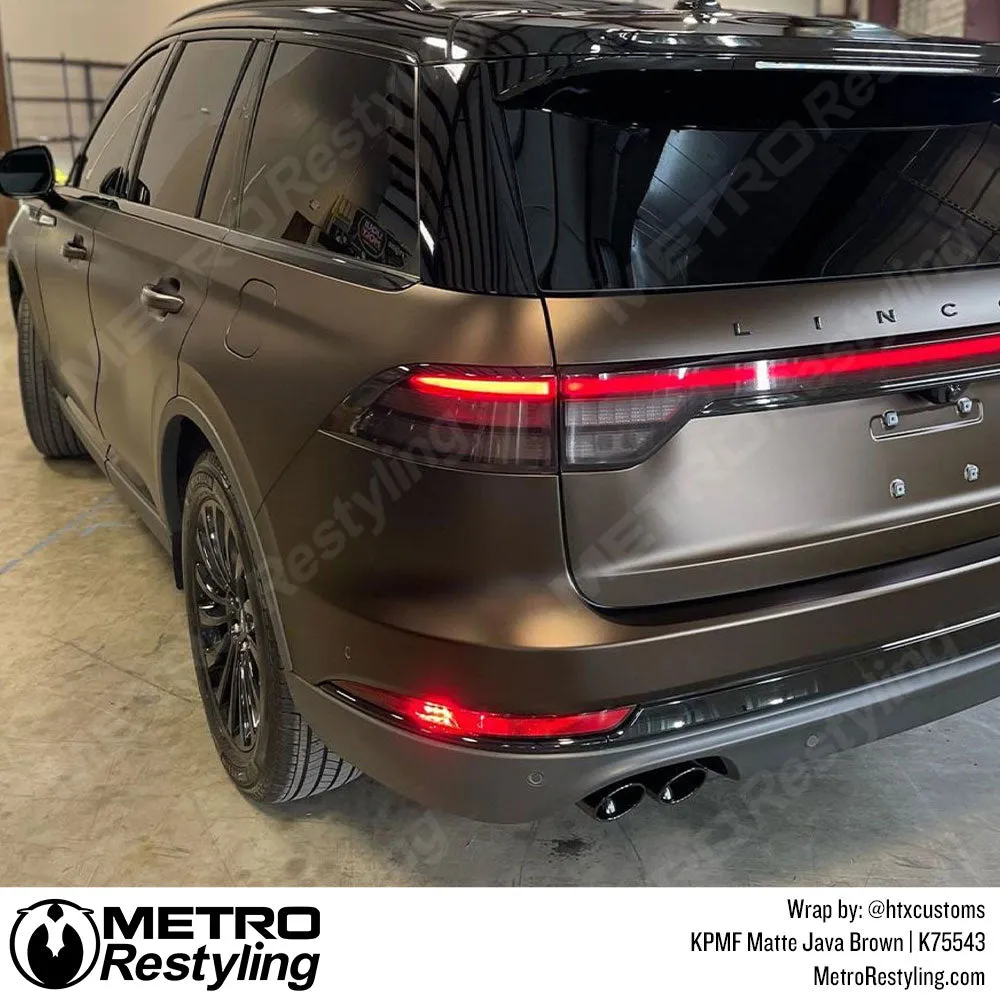KPMF K75500 Matte Java Brown Vinyl Wrap | K75543