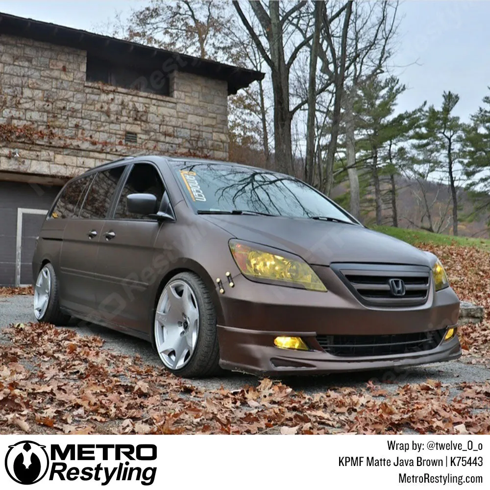 KPMF K75500 Matte Java Brown Vinyl Wrap | K75543