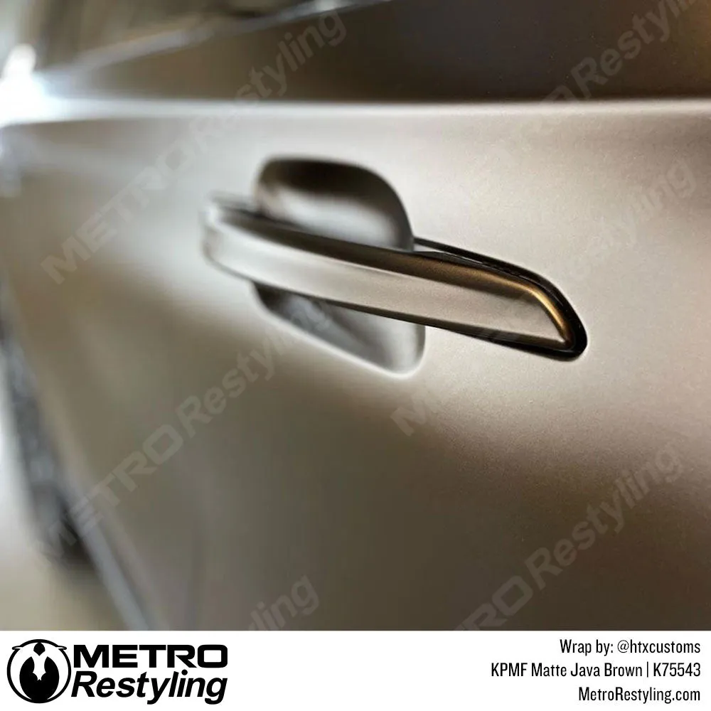 KPMF K75500 Matte Java Brown Vinyl Wrap | K75543