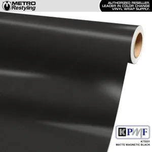 KPMF K75500 Matte Magnetic Black Vinyl Wrap | K75551