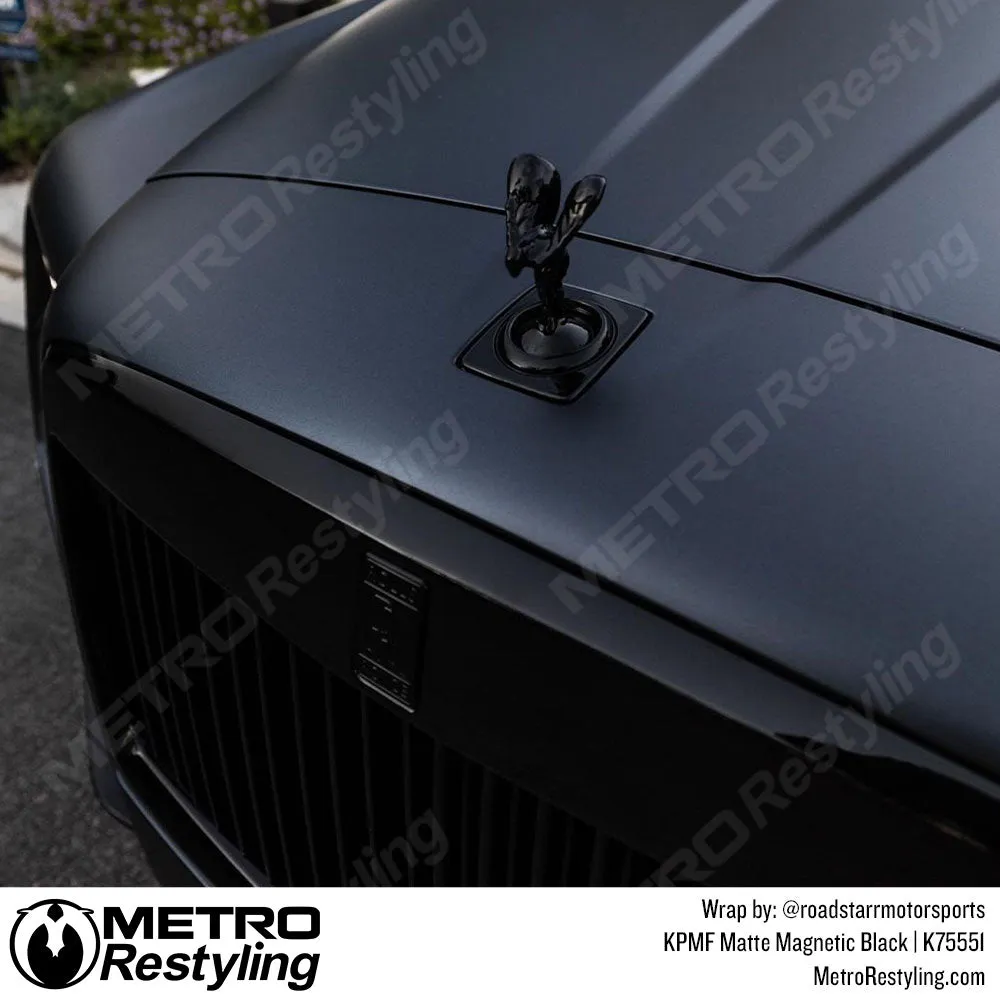 KPMF K75500 Matte Magnetic Black Vinyl Wrap | K75551