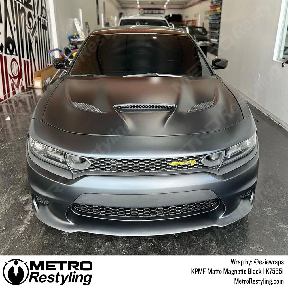 KPMF K75500 Matte Magnetic Black Vinyl Wrap | K75551