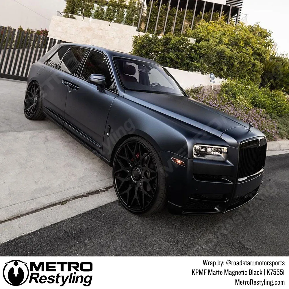 KPMF K75500 Matte Magnetic Black Vinyl Wrap | K75551