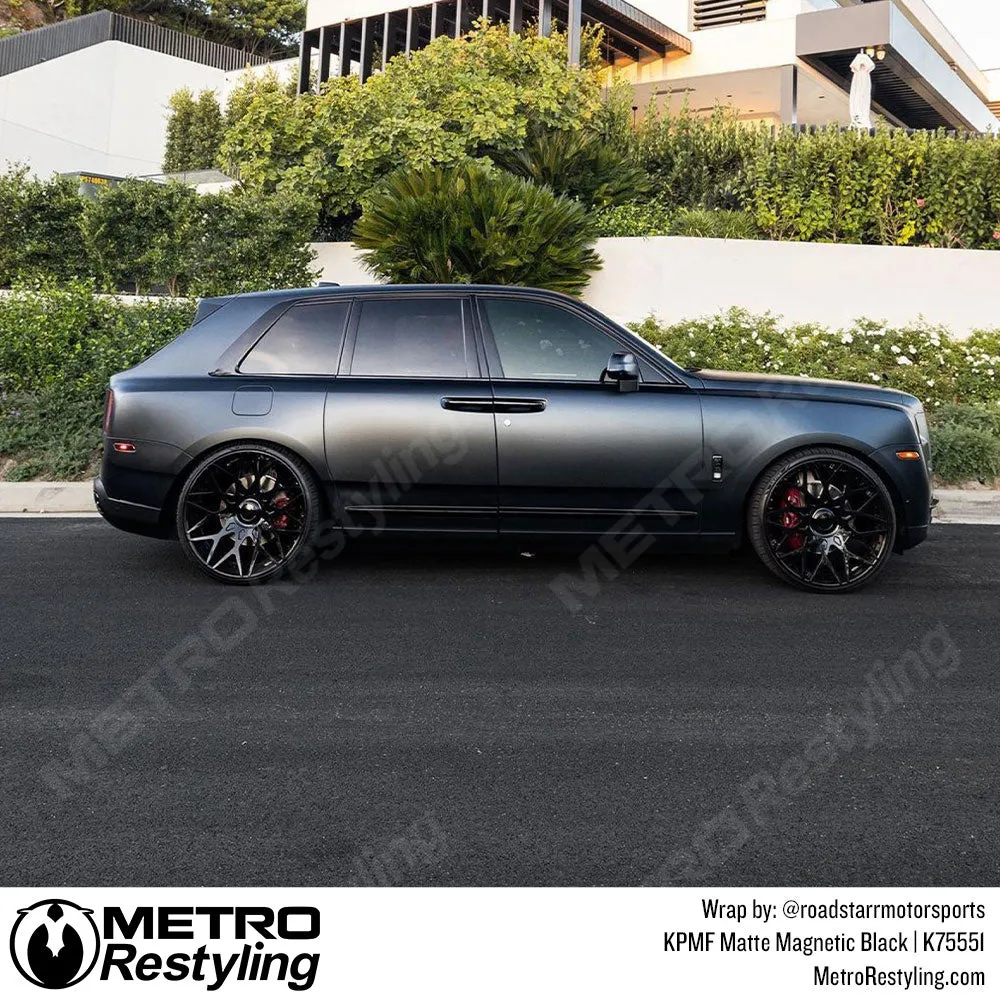 KPMF K75500 Matte Magnetic Black Vinyl Wrap | K75551