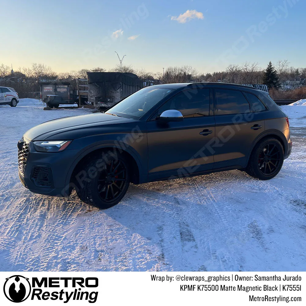 KPMF K75500 Matte Magnetic Black Vinyl Wrap | K75551