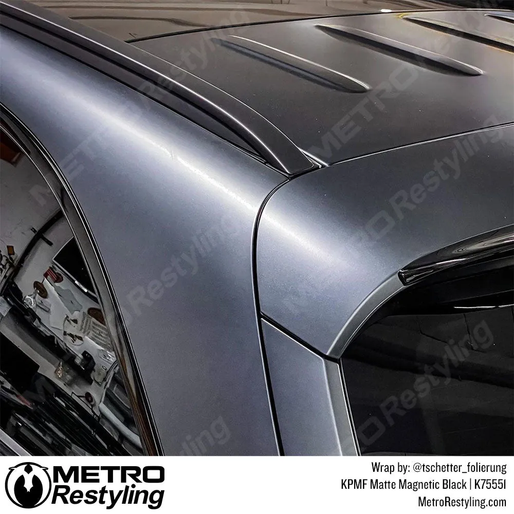 KPMF K75500 Matte Magnetic Black Vinyl Wrap | K75551