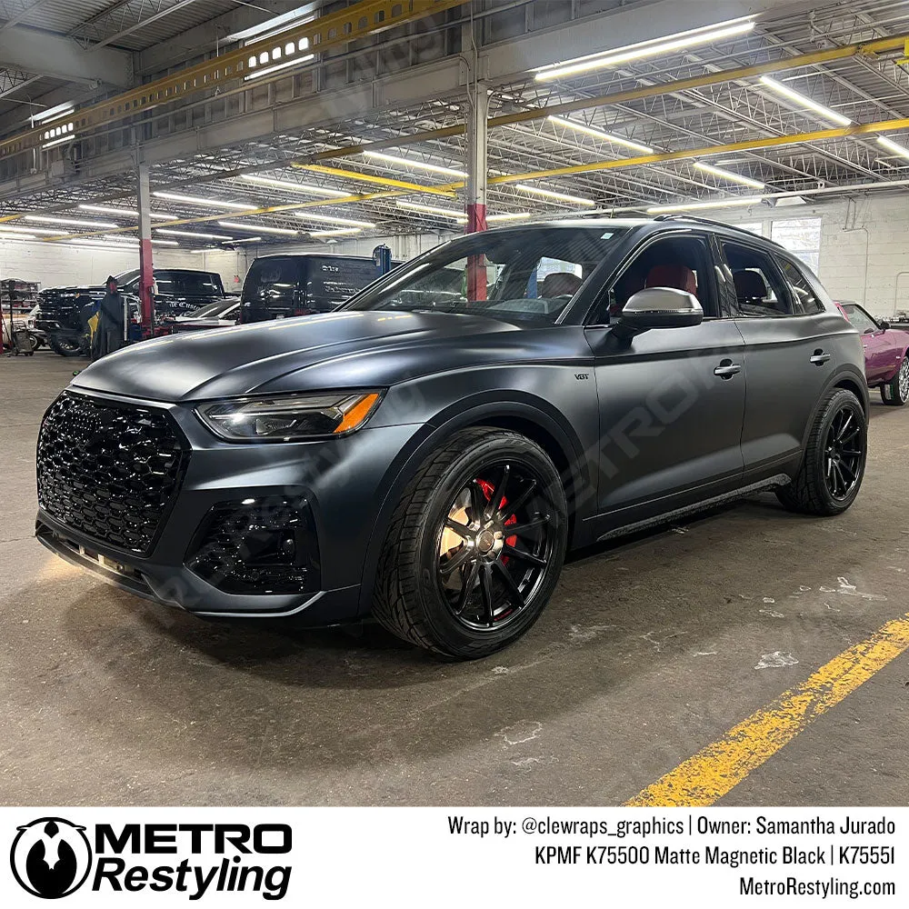 KPMF K75500 Matte Magnetic Black Vinyl Wrap | K75551