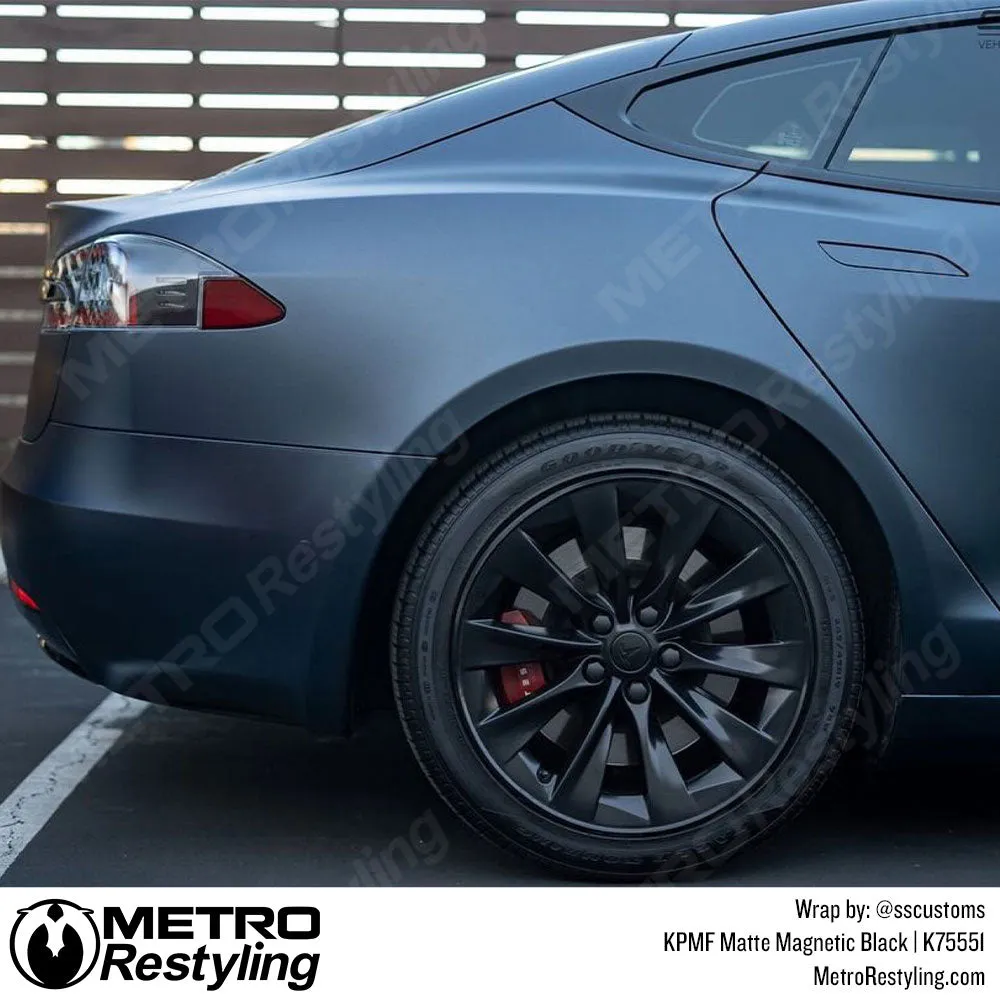 KPMF K75500 Matte Magnetic Black Vinyl Wrap | K75551