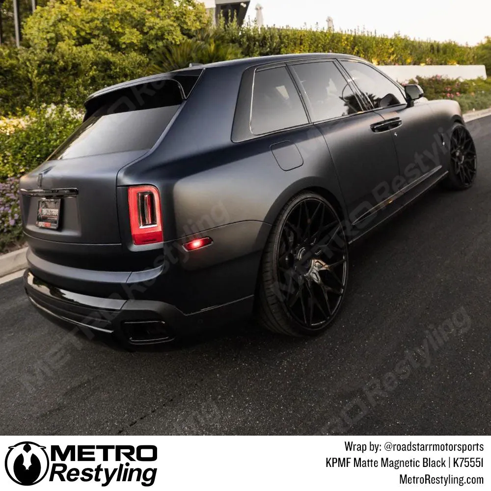KPMF K75500 Matte Magnetic Black Vinyl Wrap | K75551