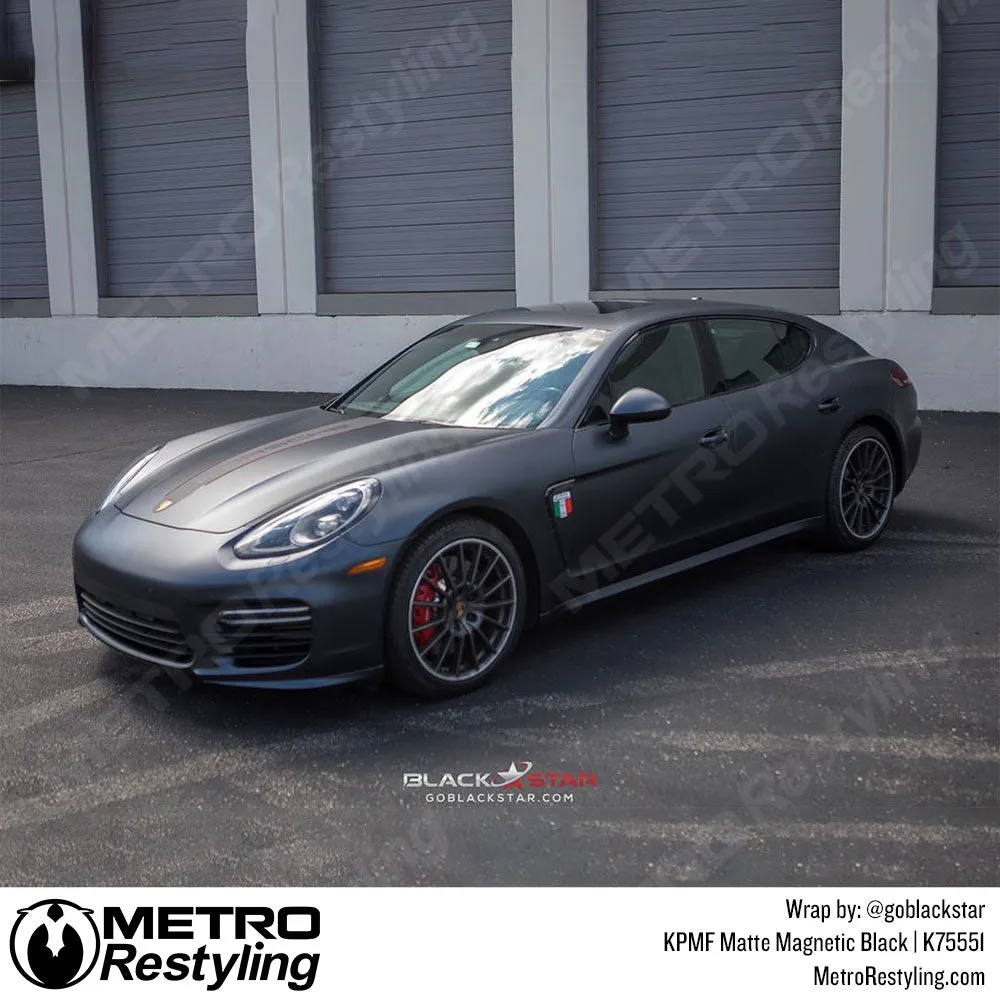 KPMF K75500 Matte Magnetic Black Vinyl Wrap | K75551