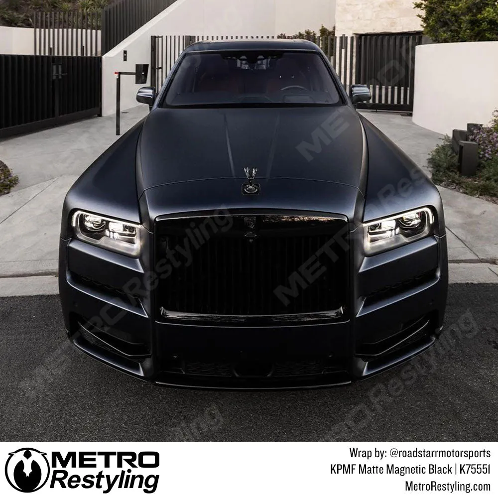 KPMF K75500 Matte Magnetic Black Vinyl Wrap | K75551