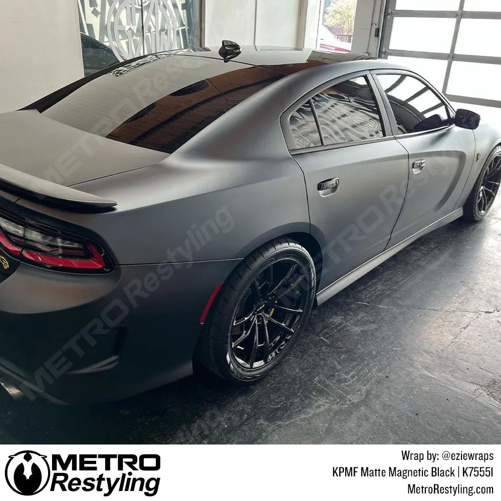 KPMF K75500 Matte Magnetic Black Vinyl Wrap | K75551