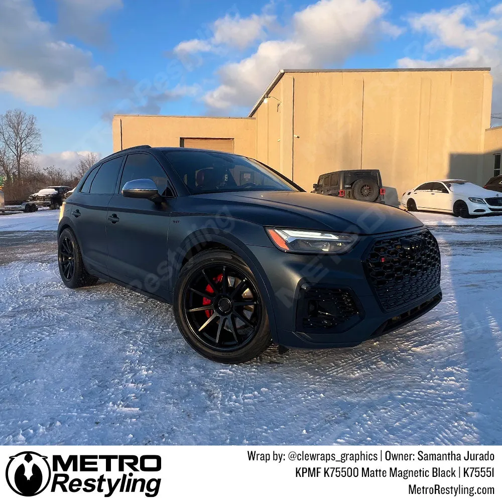 KPMF K75500 Matte Magnetic Black Vinyl Wrap | K75551