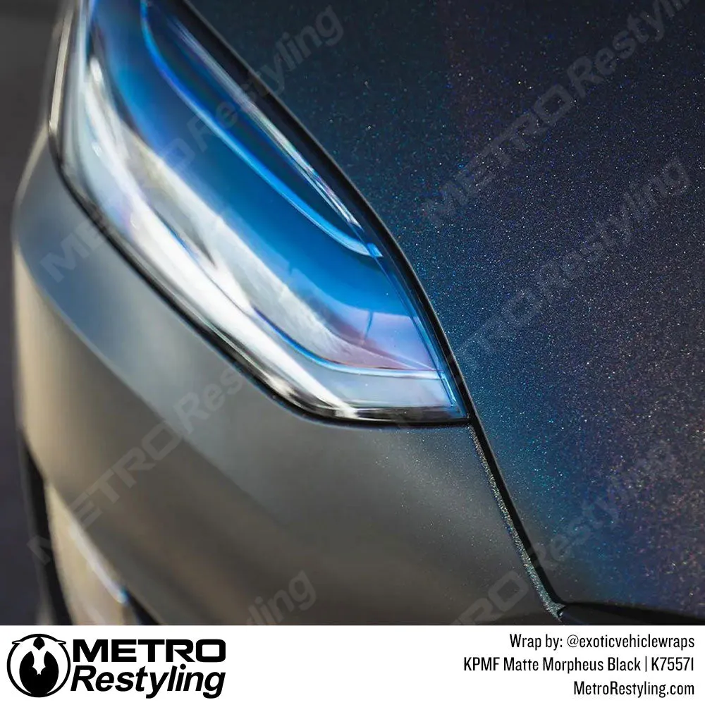 KPMF K75500 Matte Morpheus Black Starlight Iridescent Vinyl Wrap | K75571
