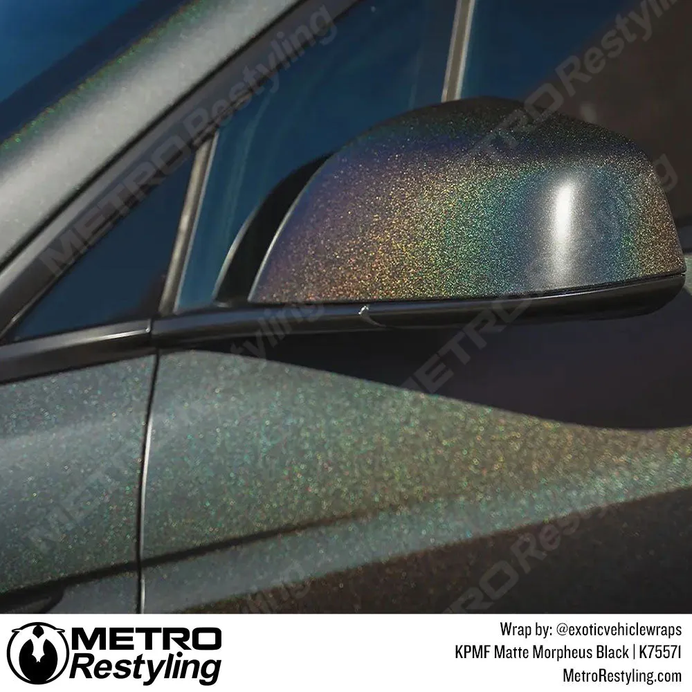 KPMF K75500 Matte Morpheus Black Starlight Iridescent Vinyl Wrap | K75571