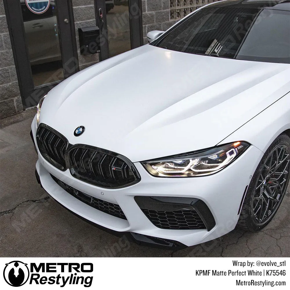 KPMF K75500 Matte Perfect White Vinyl Wrap | K75546