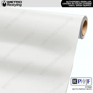 KPMF K75500 Matte Perfect White Vinyl Wrap | K75546